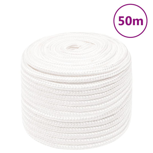 Boat Rope Full White 14 mm 50 m Polypropylene