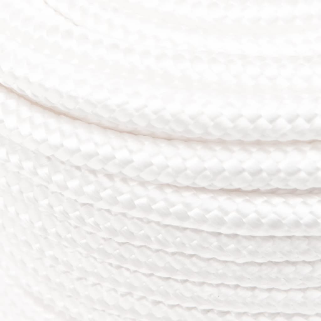 vidaXL Boat Rope Full White 14 mm 100 m Polypropylene