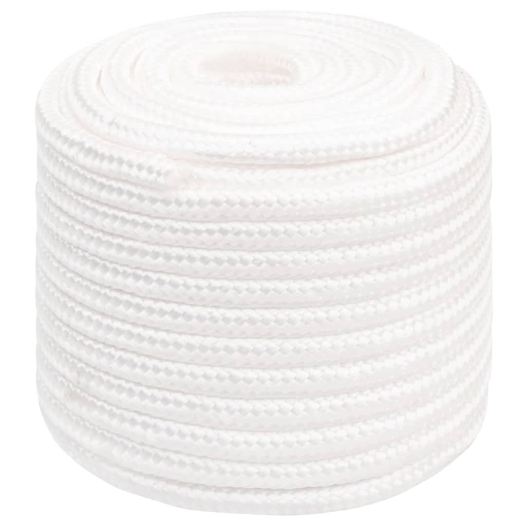 vidaXL Boat Rope Full White 16 mm 25 m Polypropylene