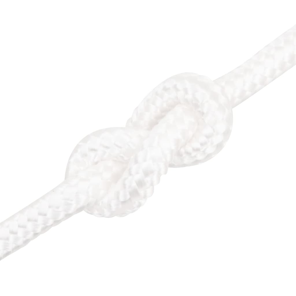 vidaXL Boat Rope Full White 16 mm 25 m Polypropylene