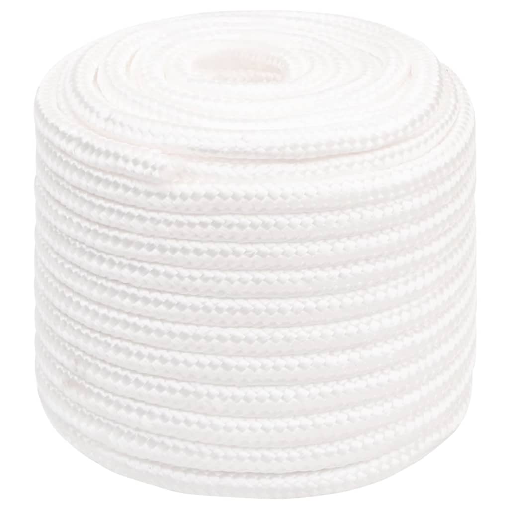 Boat Rope Full White 18 mm 50 m Polypropylene