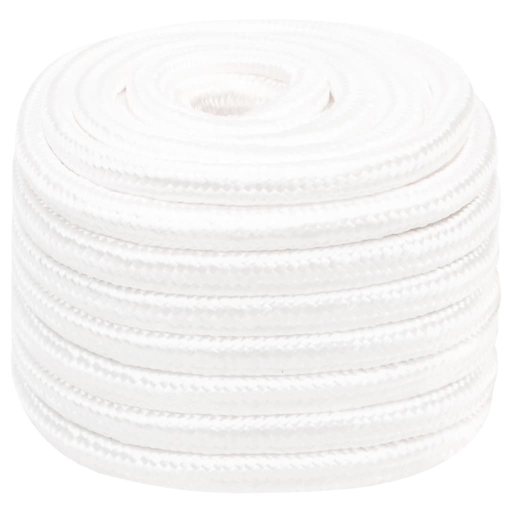 vidaXL Boat Rope Full White 20 mm 25 m Polypropylene