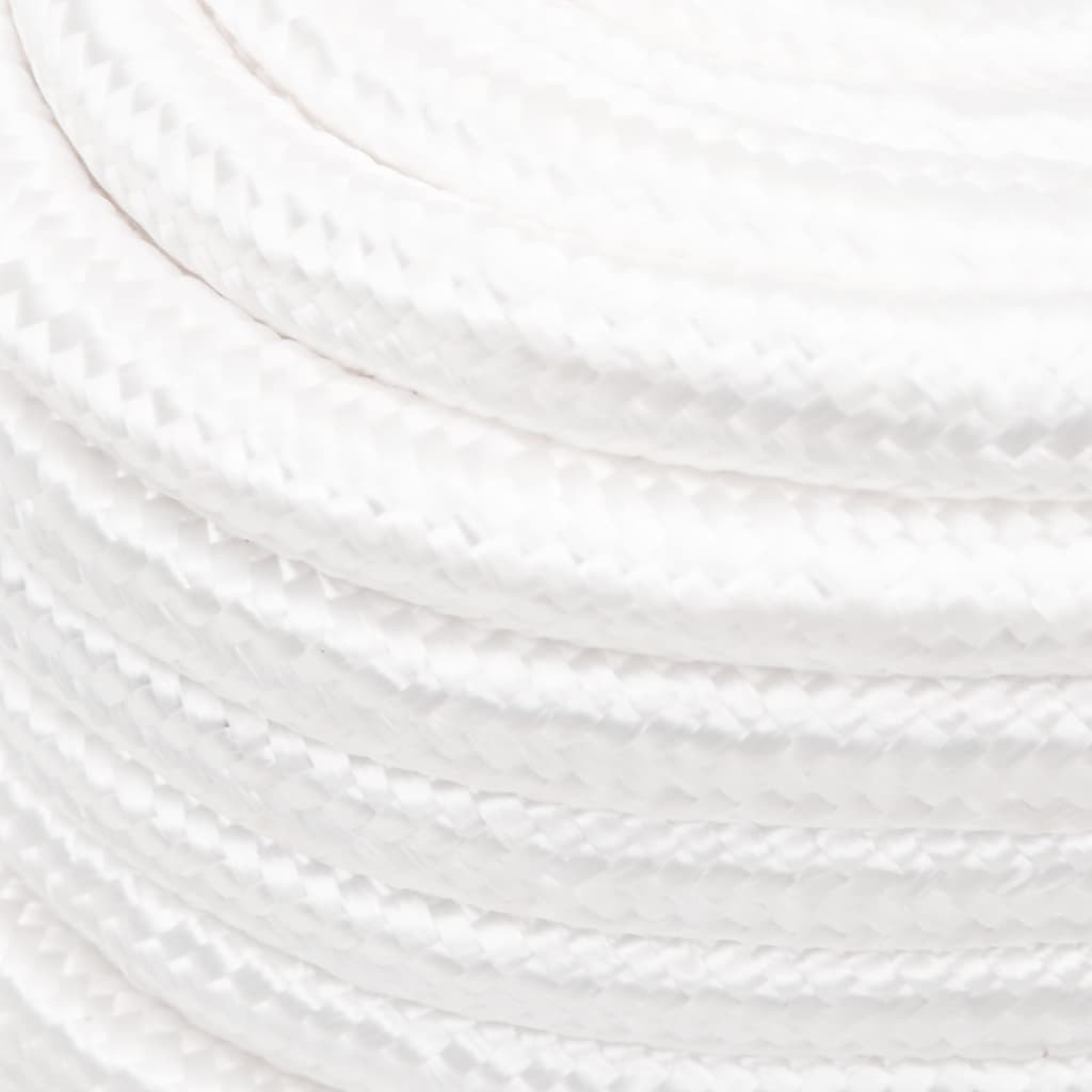 vidaXL Boat Rope Full White 20 mm 25 m Polypropylene