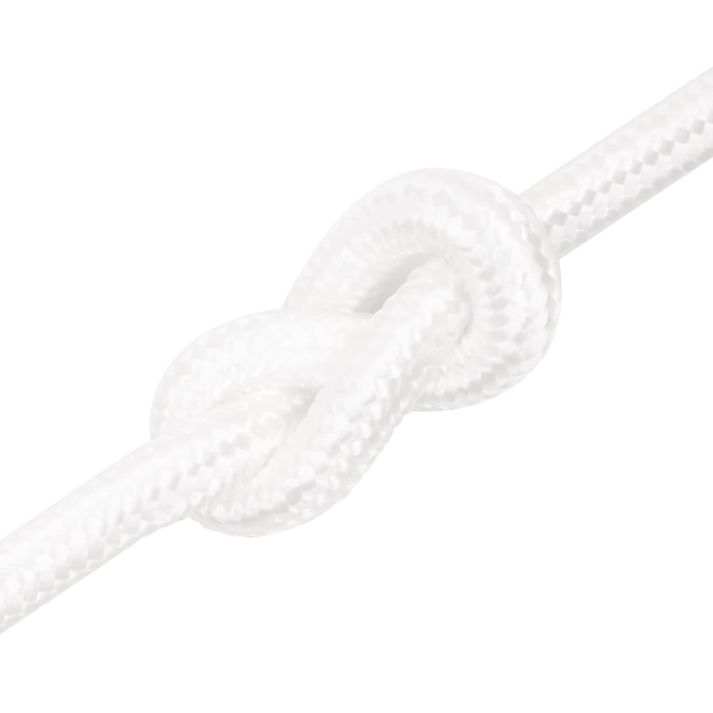 vidaXL Boat Rope Full White 20 mm 50 m Polypropylene