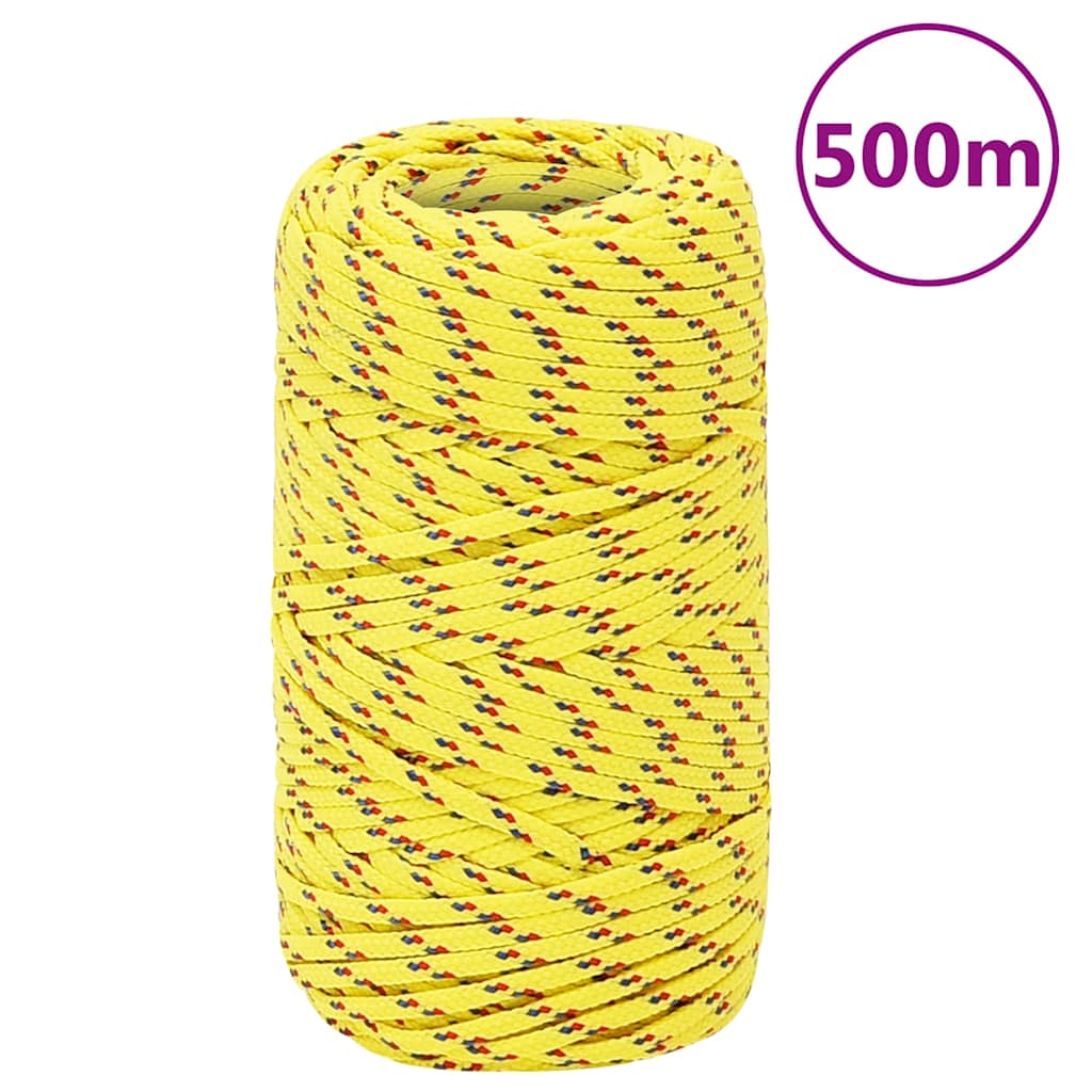 Boat Rope Yellow 2 mm 500 m Polypropylene