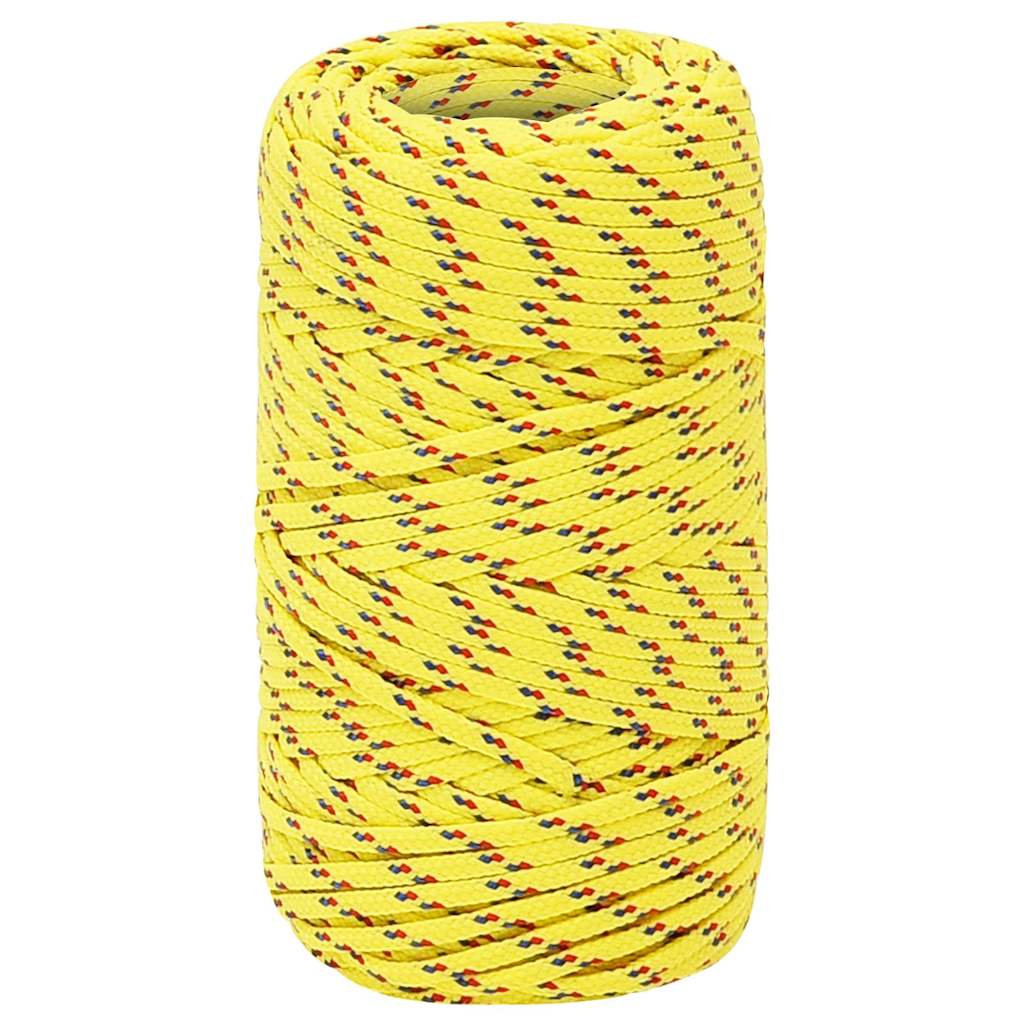 Boat Rope Yellow 2 mm 500 m Polypropylene