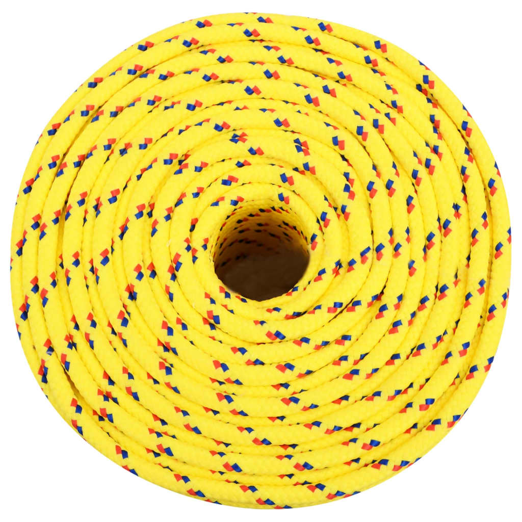 vidaXL Boat Rope Yellow 6 mm 50 m Polypropylene