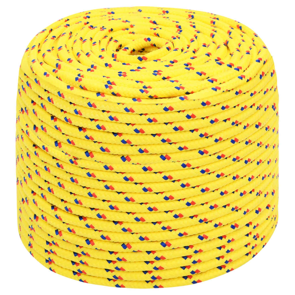 vidaXL Boat Rope Yellow 6 mm 500 m Polypropylene