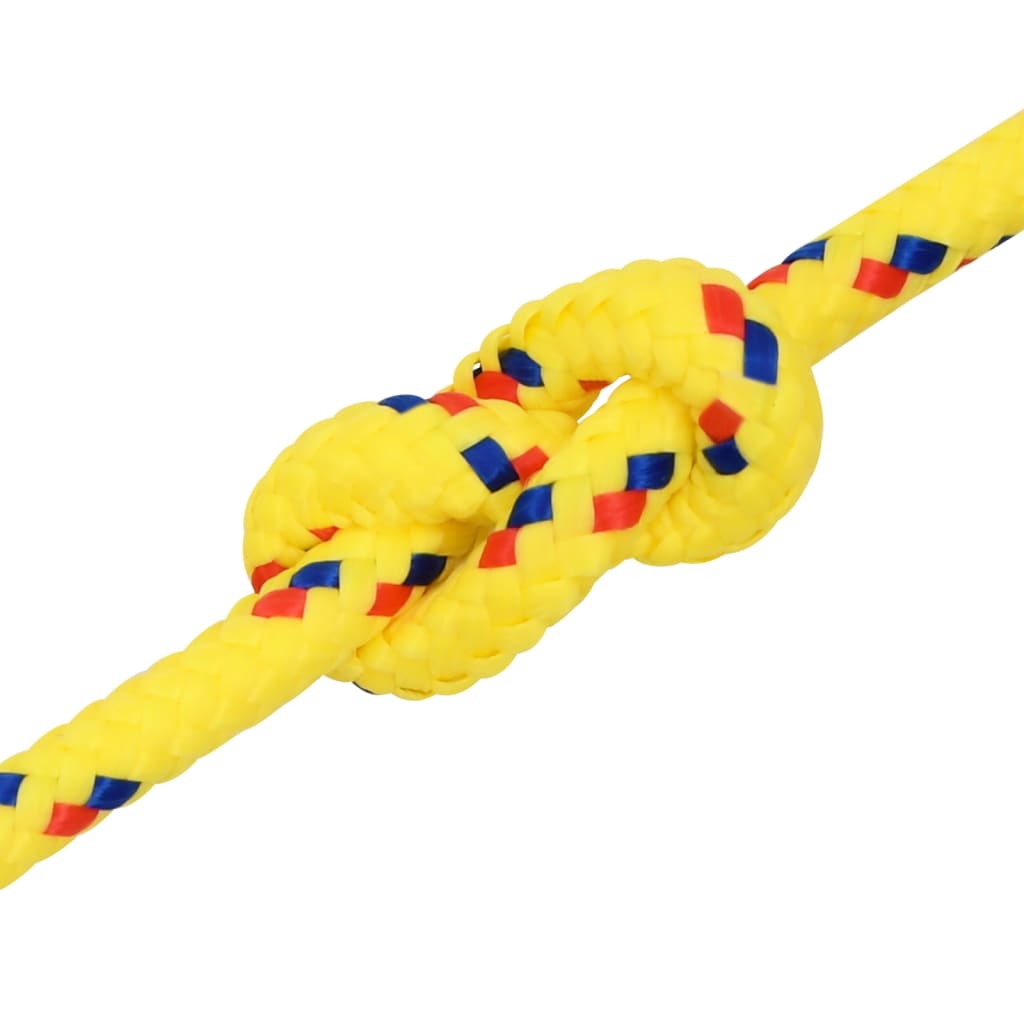 vidaXL Boat Rope Yellow 6 mm 500 m Polypropylene