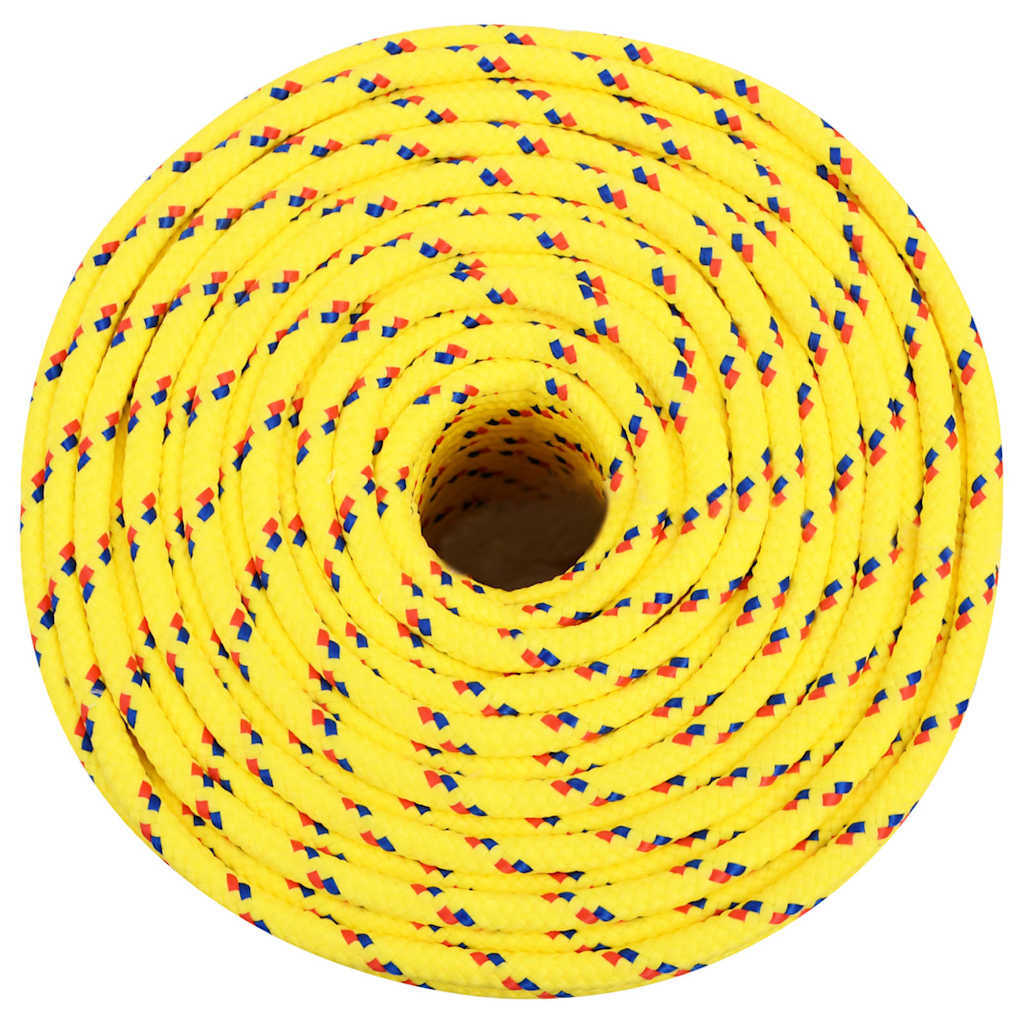 Boat Rope Yellow 10 mm 25 m Polypropylene
