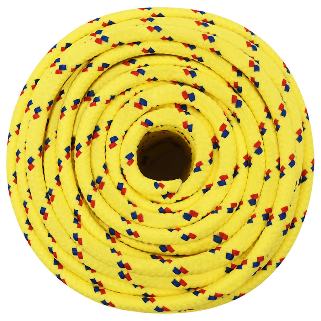 Boat Rope Yellow 12 mm 250 m Polypropylene