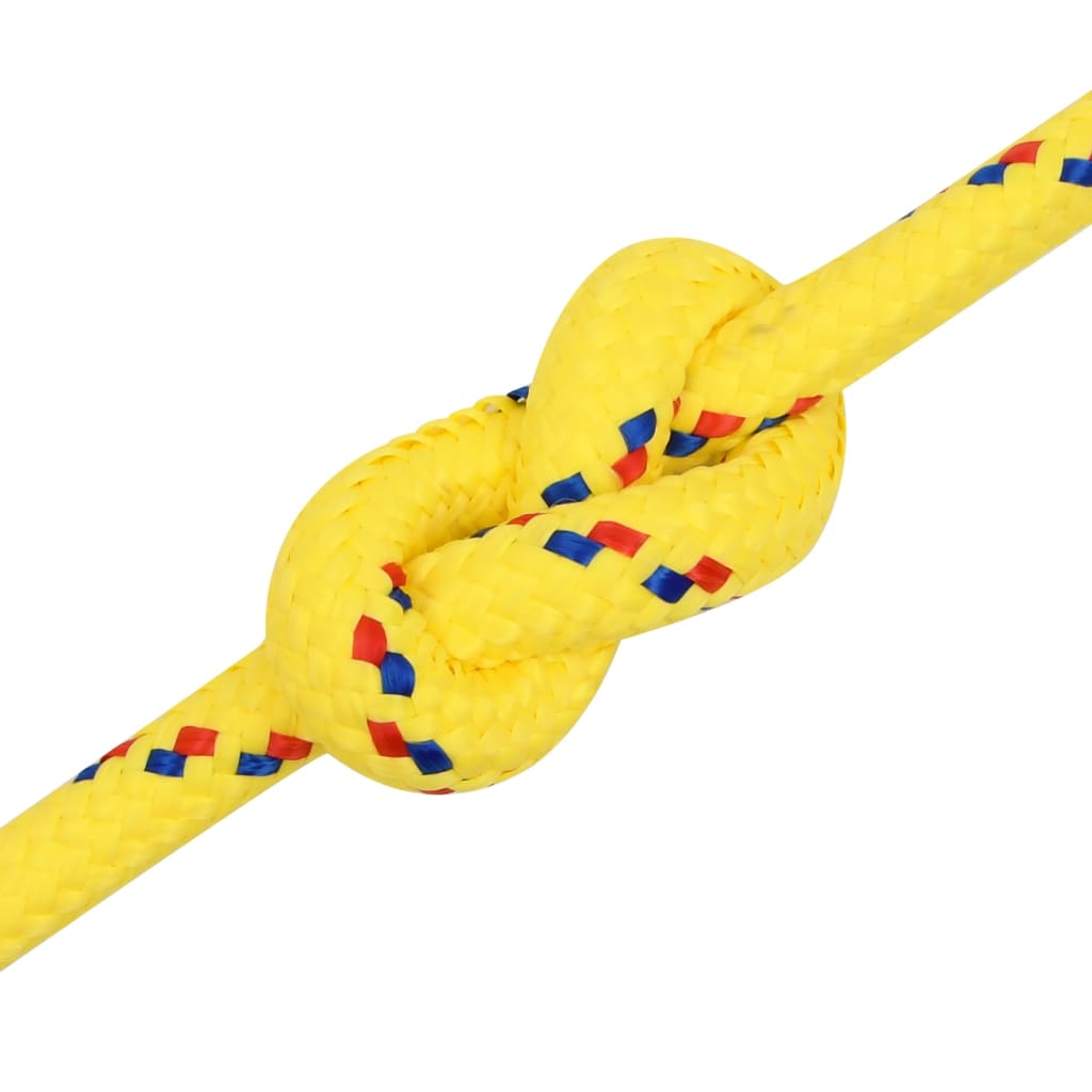 vidaXL Boat Rope Yellow 16 mm 25 m Polypropylene