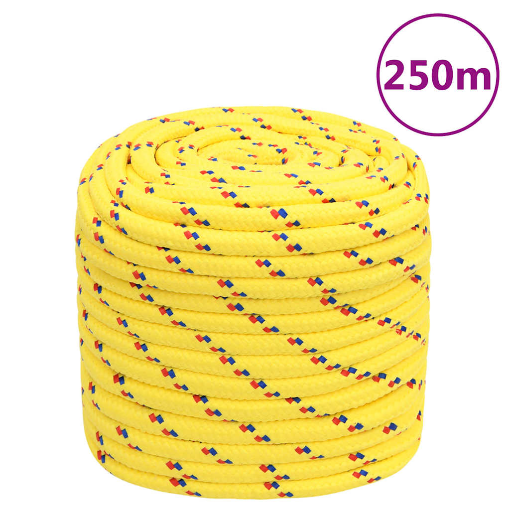 Boat Rope Yellow 16 mm 250 m Polypropylene