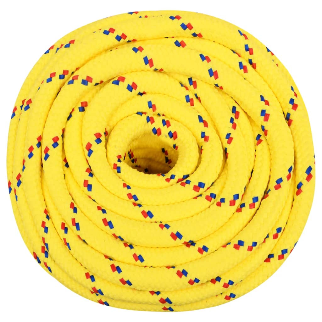 vidaXL Boat Rope Yellow 18 mm 100 m Polypropylene