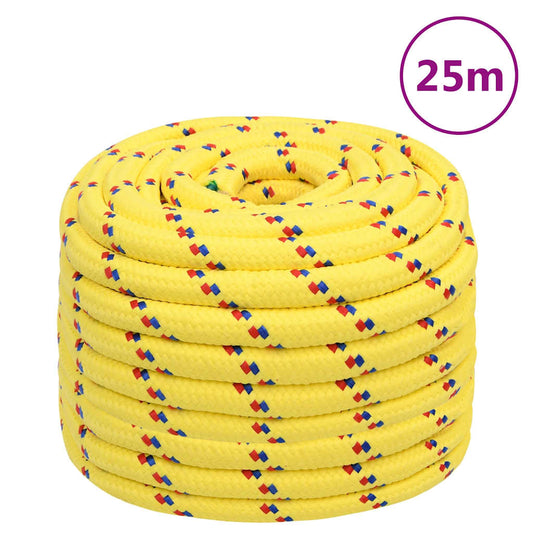 Boat Rope Yellow 20 mm 25 m Polypropylene