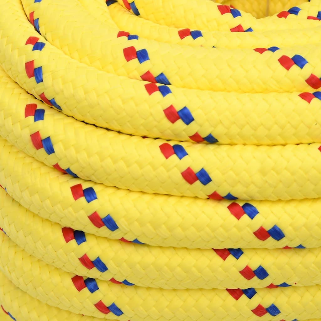 Boat Rope Yellow 20 mm 50 m Polypropylene