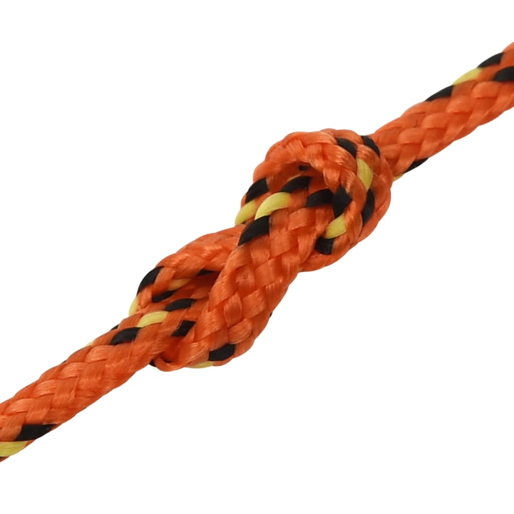 vidaXL Boat Rope Orange 2 mm 500 m Polypropylene