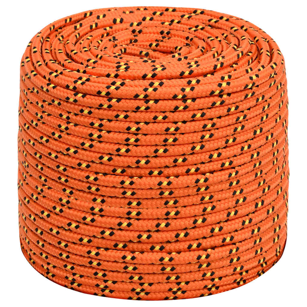 Boat Rope Orange 6 mm 50 m Polypropylene