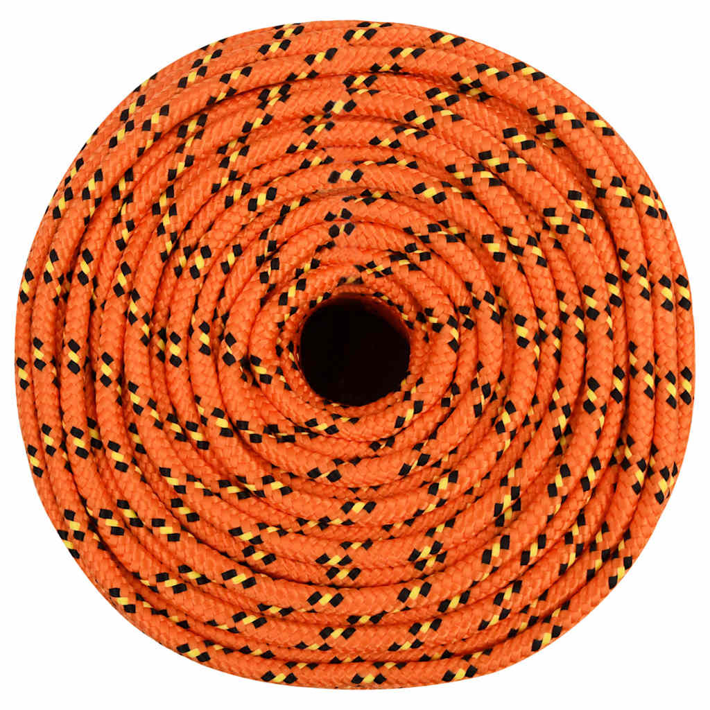 Boat Rope Orange 8 mm 100 m Polypropylene
