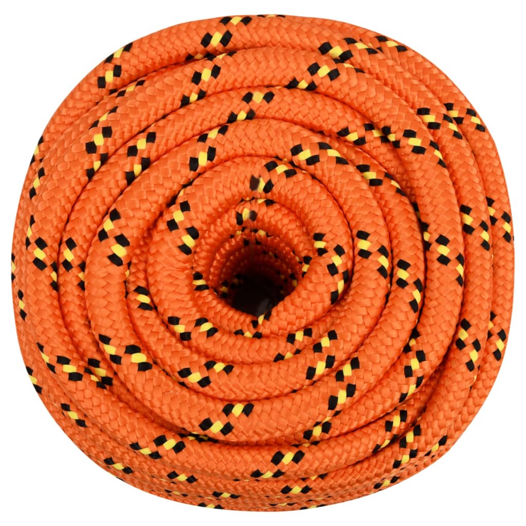 vidaXL Boat Rope Orange 20 mm 25 m Polypropylene