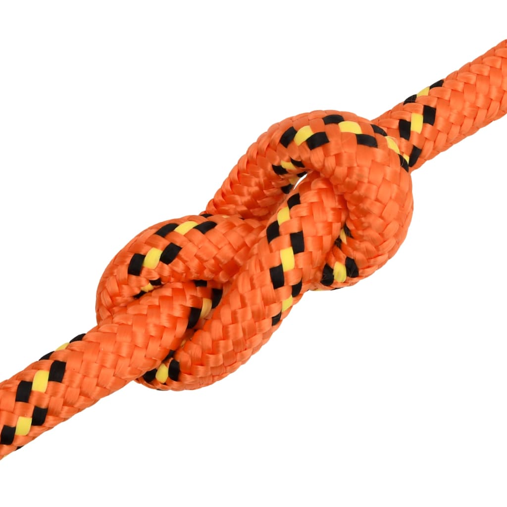 vidaXL Boat Rope Orange 20 mm 25 m Polypropylene