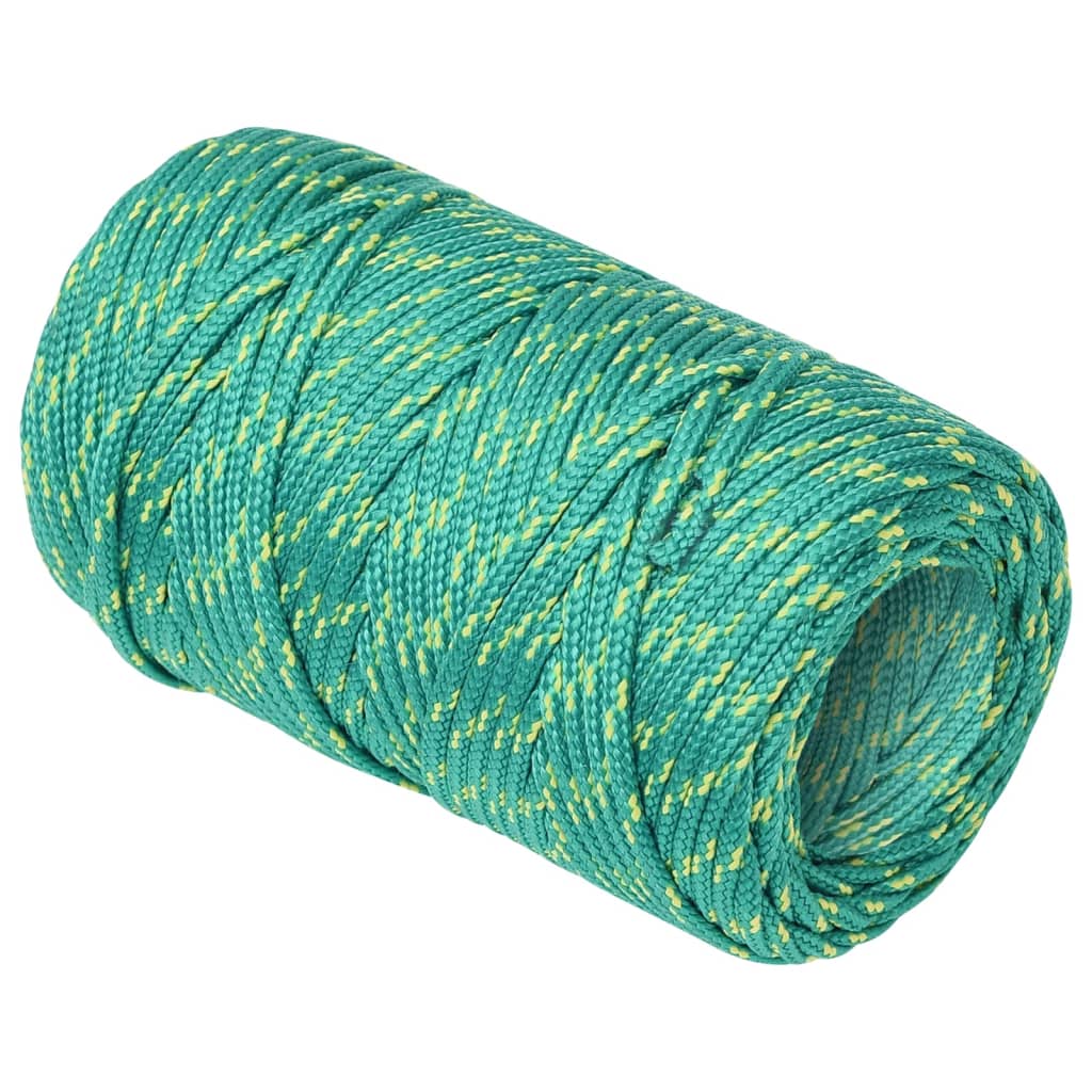 vidaXL Boat Rope Green 2 mm 25 m Polypropylene