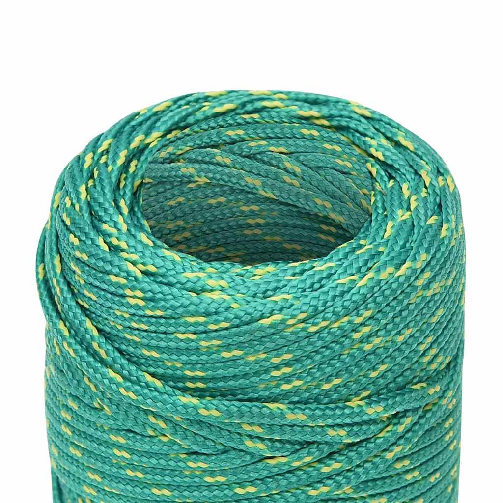 Boat Rope Green 2 mm 500 m Polypropylene