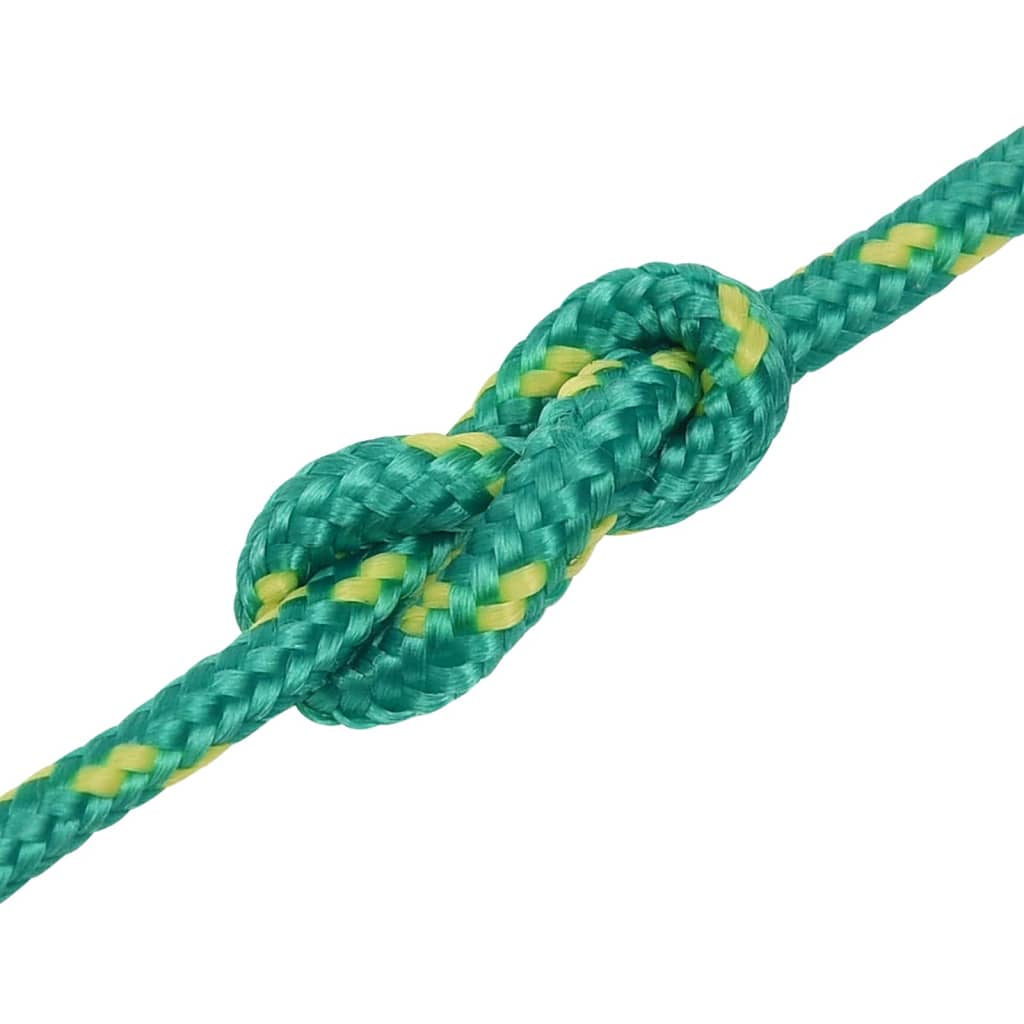 vidaXL Boat Rope Green 3 mm 25 m Polypropylene