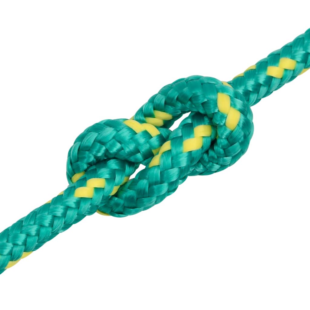 vidaXL Boat Rope Green 6 mm 100 m Polypropylene