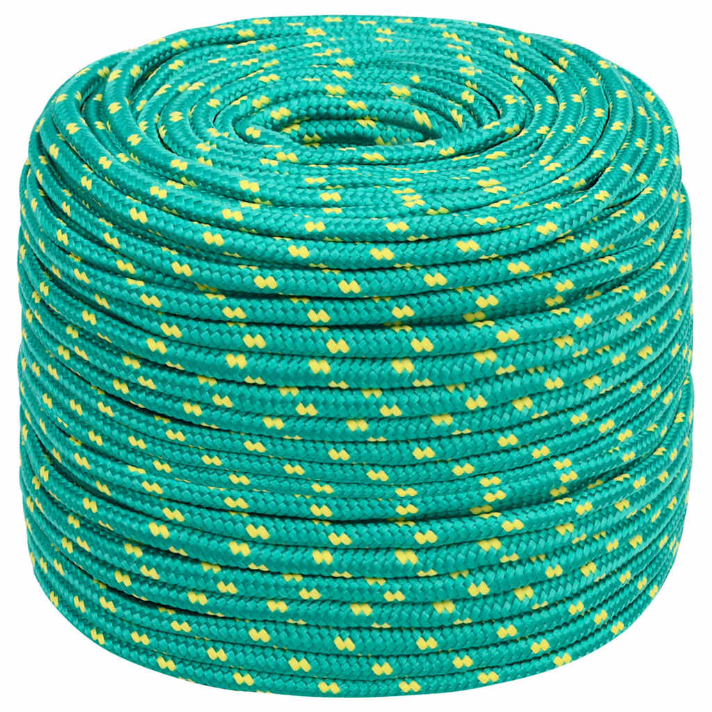 Boat Rope Green 8 mm 250 m Polypropylene