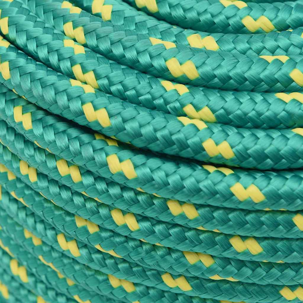 Boat Rope Green 12 mm 100 m Polypropylene
