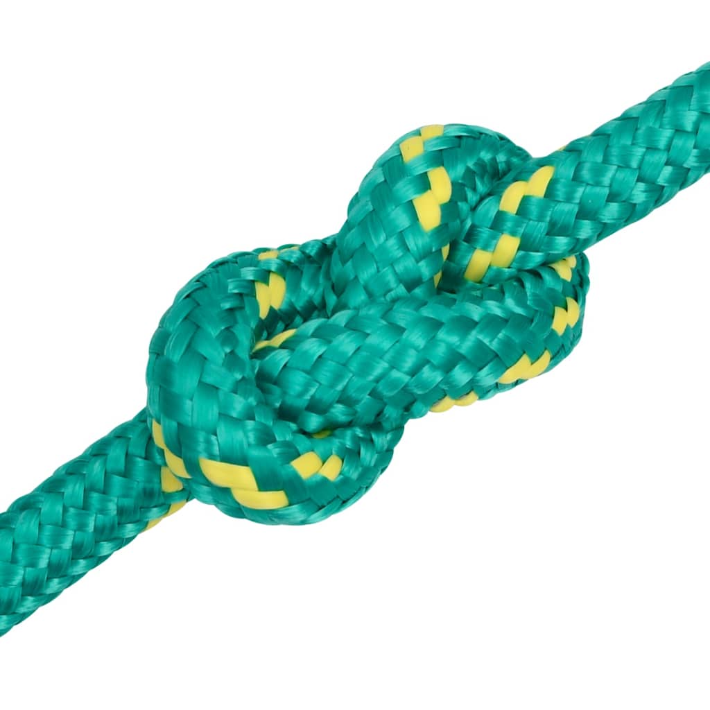 vidaXL Boat Rope Green 16 mm 25 m Polypropylene