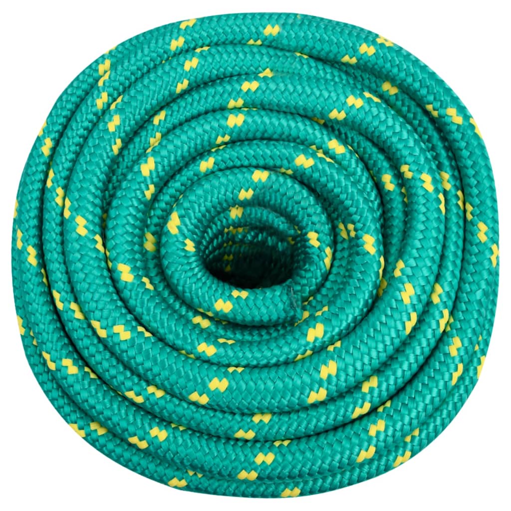 vidaXL Boat Rope Green 20 mm 25 m Polypropylene