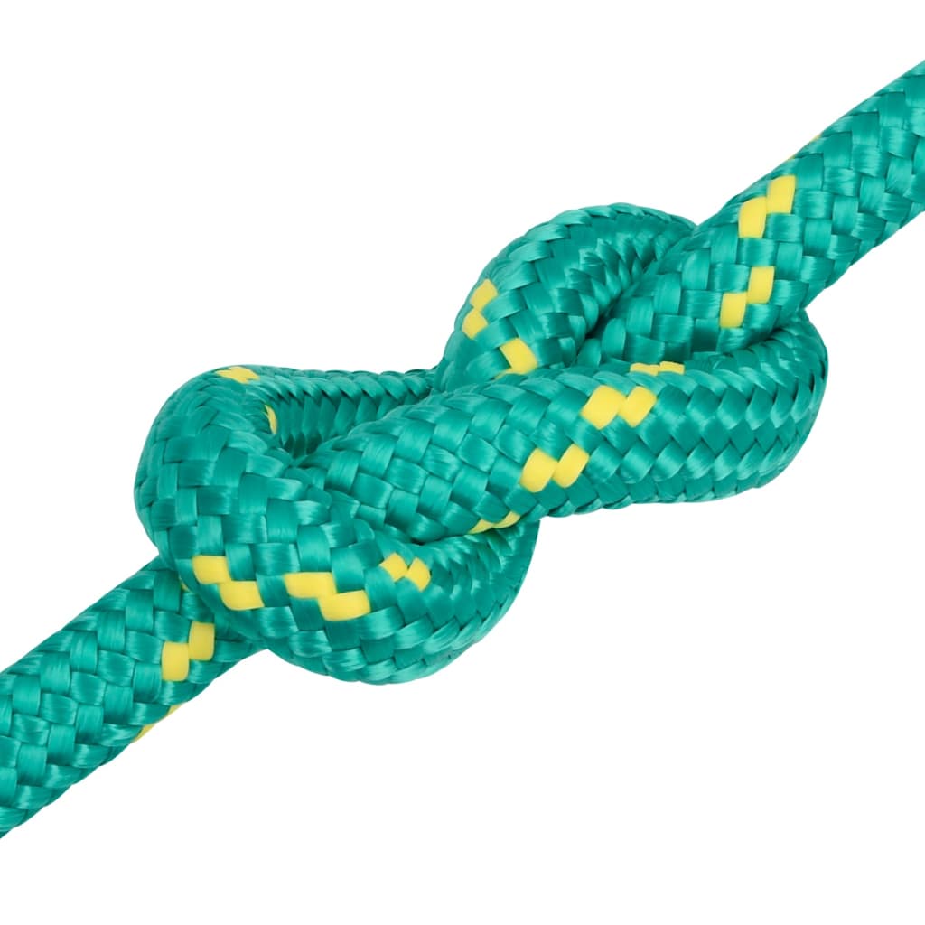 vidaXL Boat Rope Green 20 mm 25 m Polypropylene