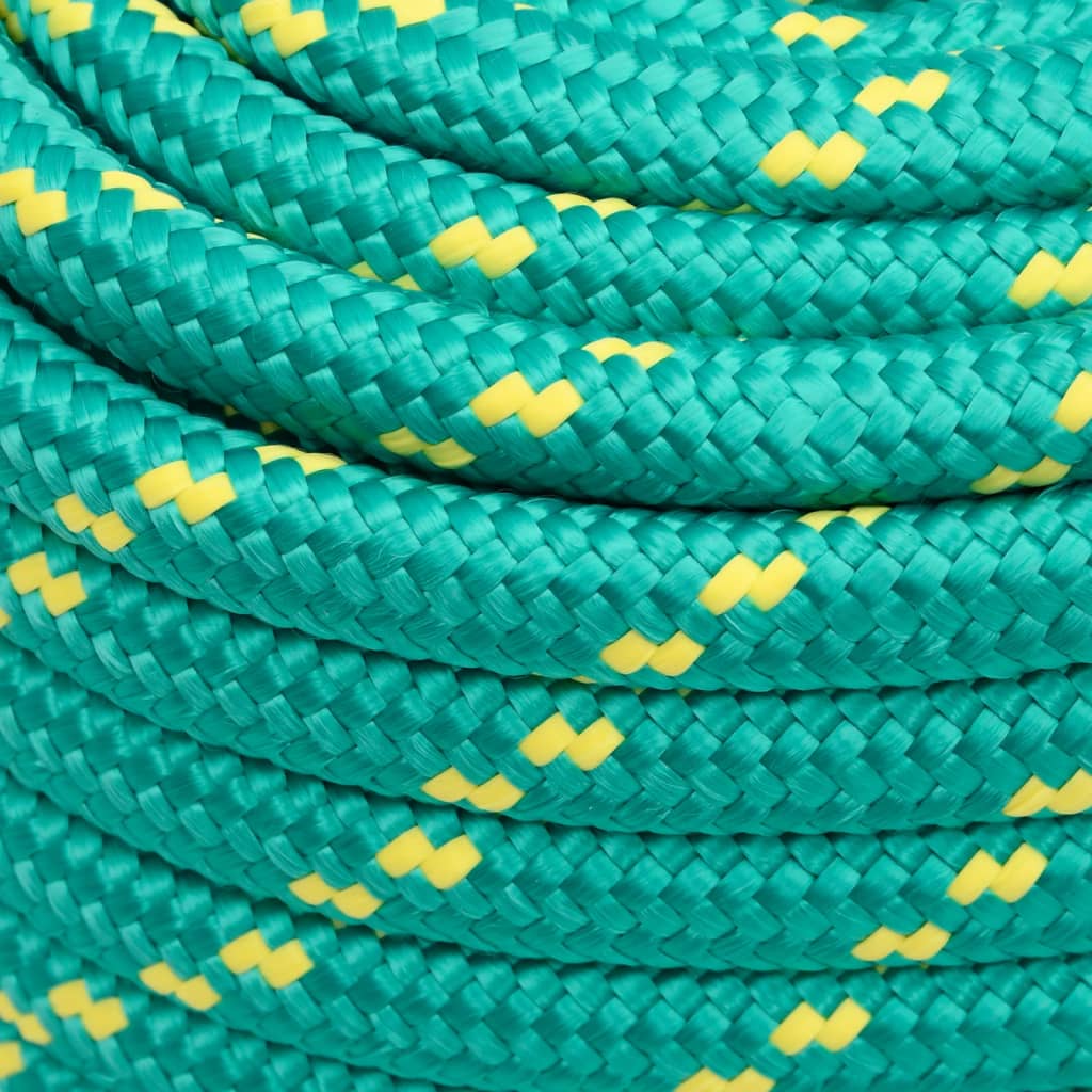 vidaXL Boat Rope Green 20 mm 100 m Polypropylene