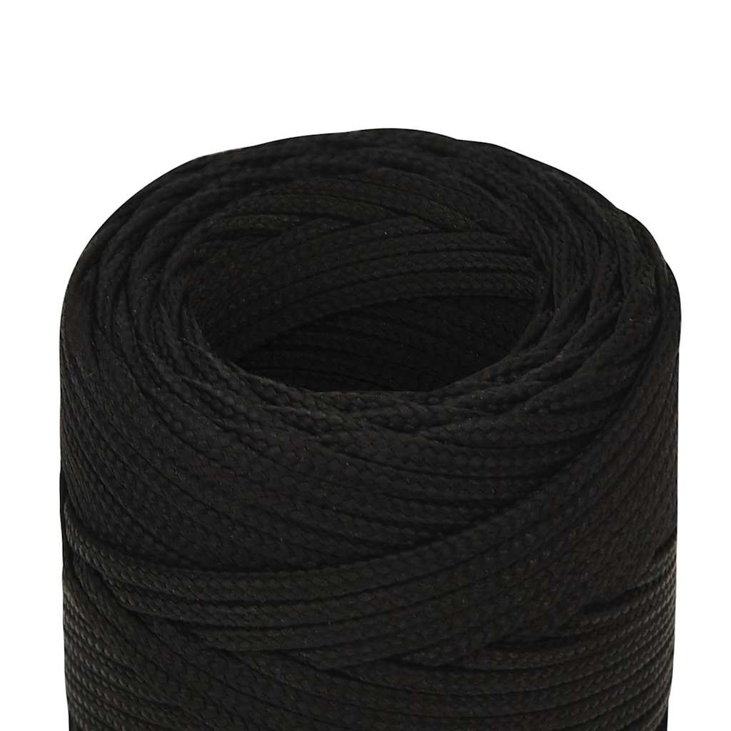 Work Rope Black 2 mm 250 m Polyester