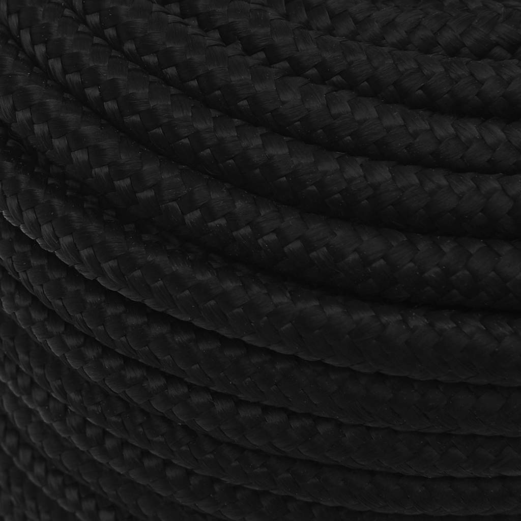 Work Rope Black 12 mm 50 m Polyester