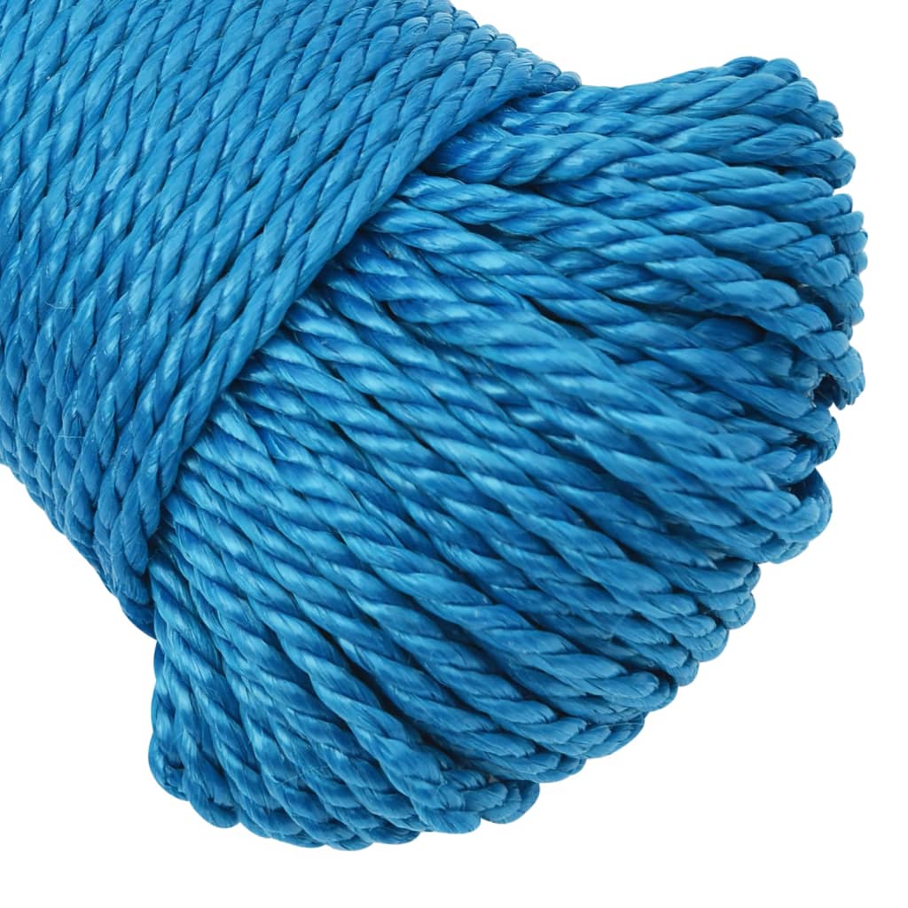 vidaXL Work Rope Blue 3 mm 25 m Polypropylene