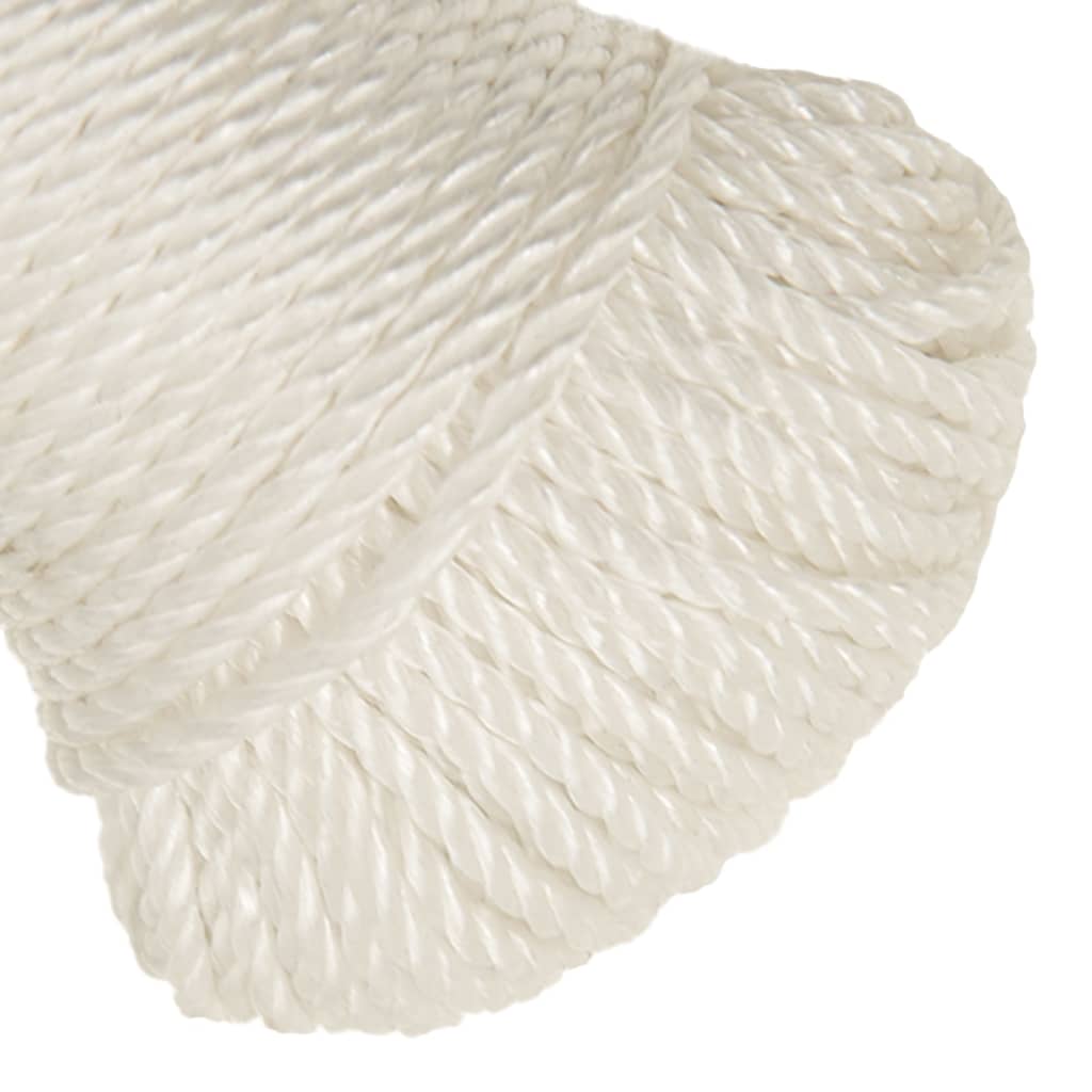 vidaXL Work Rope White 3 mm 25 m Polypropylene