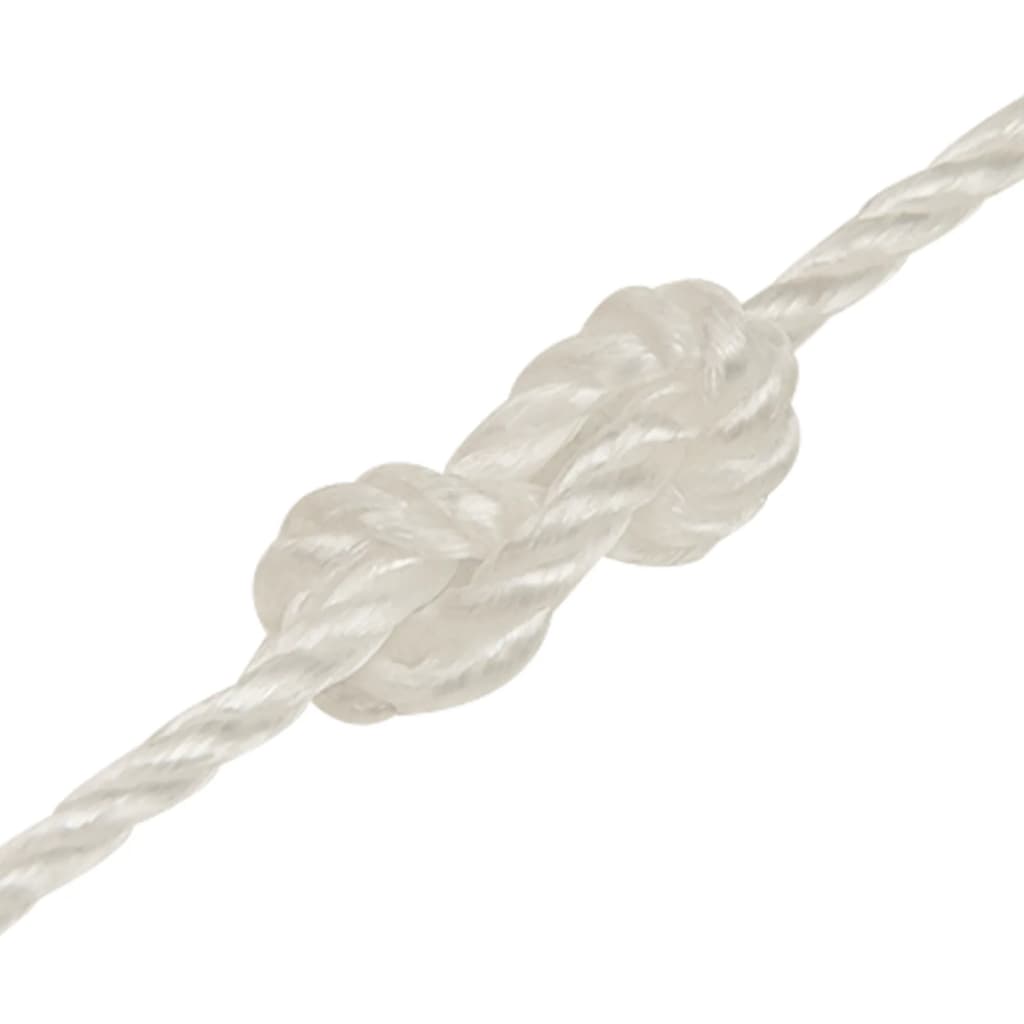 vidaXL Work Rope White 3 mm 25 m Polypropylene