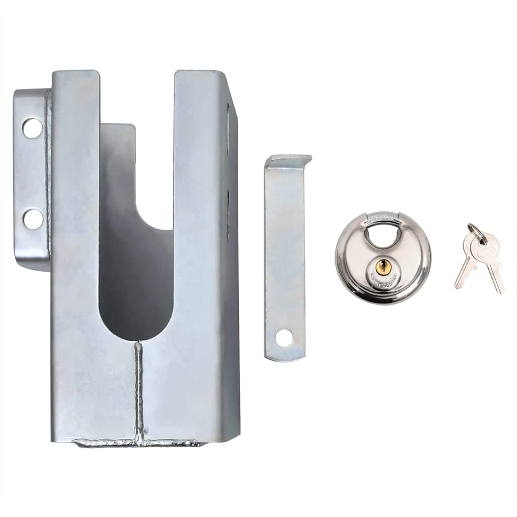 Hitch Lock Silver 11x11x23,5 cm Steel