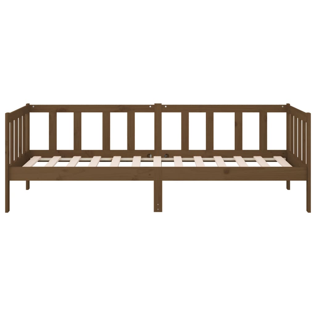 vidaXL Day Bed without Mattress Honey Brown 90x190cm Solid Wood Pine