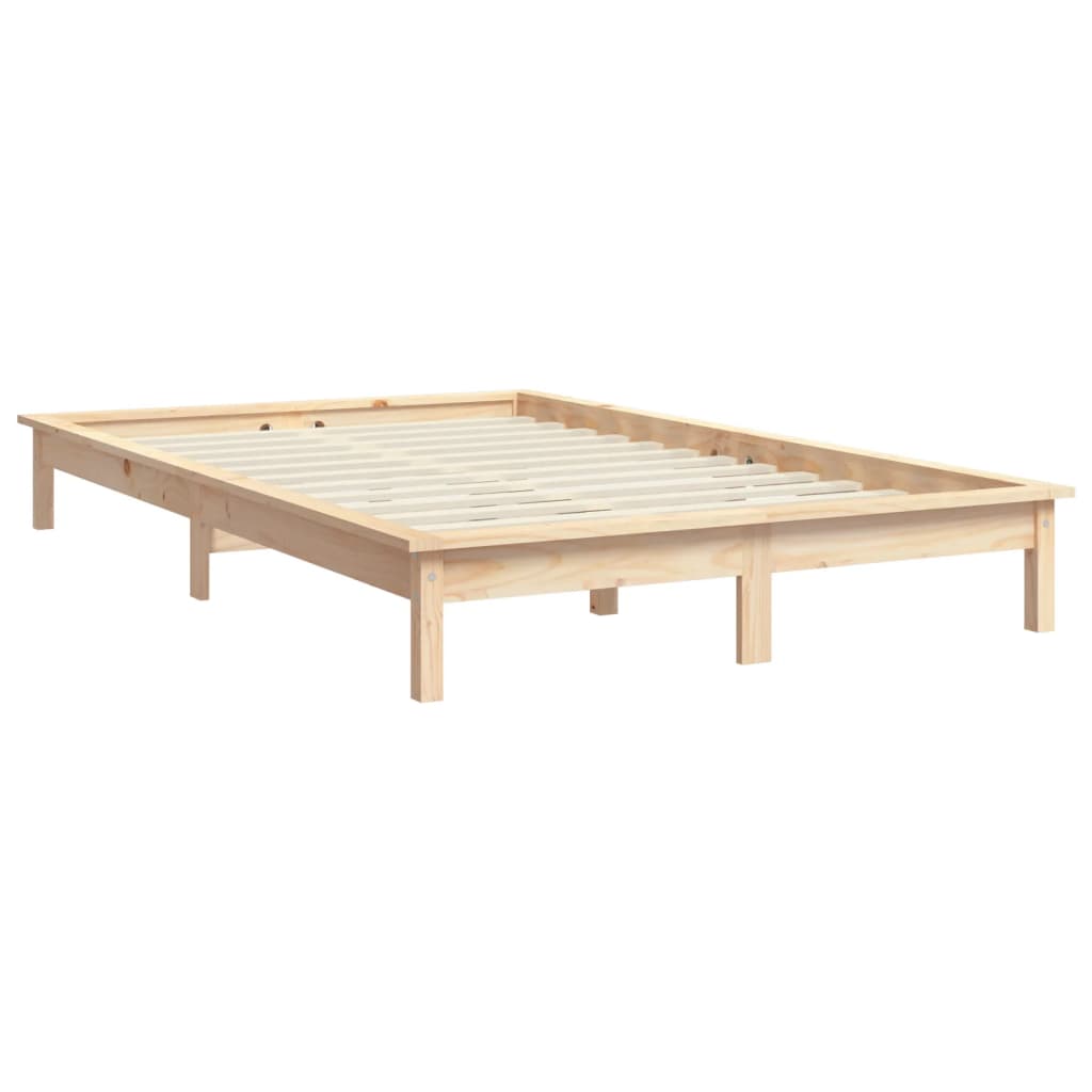 Bed Frame | Natural Pine | Solid Pine Wood | Double | Durable | Bed Frame
