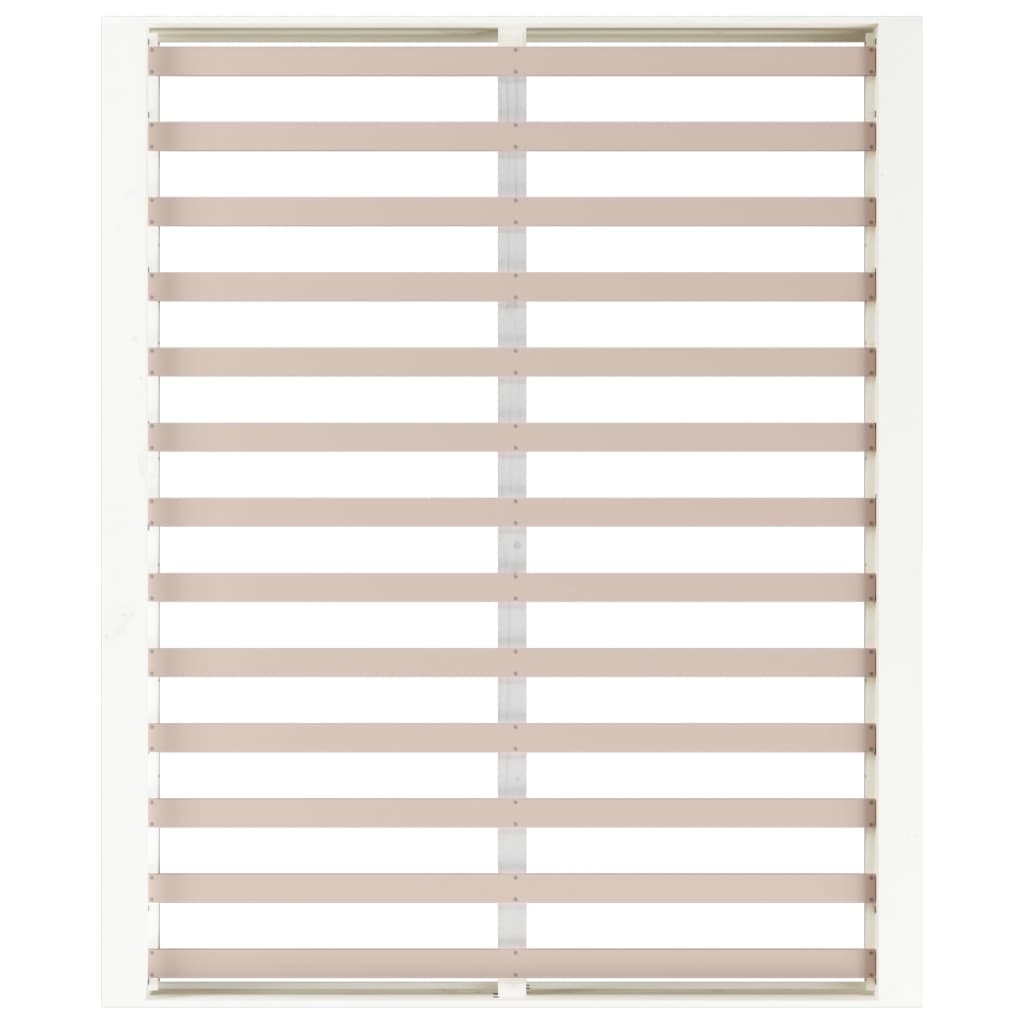 Bed Frame without Mattress White 200x200 cm Solid Wood