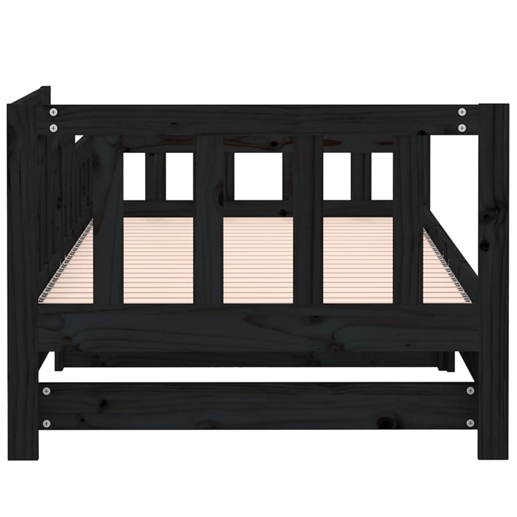 Day Bed | Black | Solid pinewood | 2x