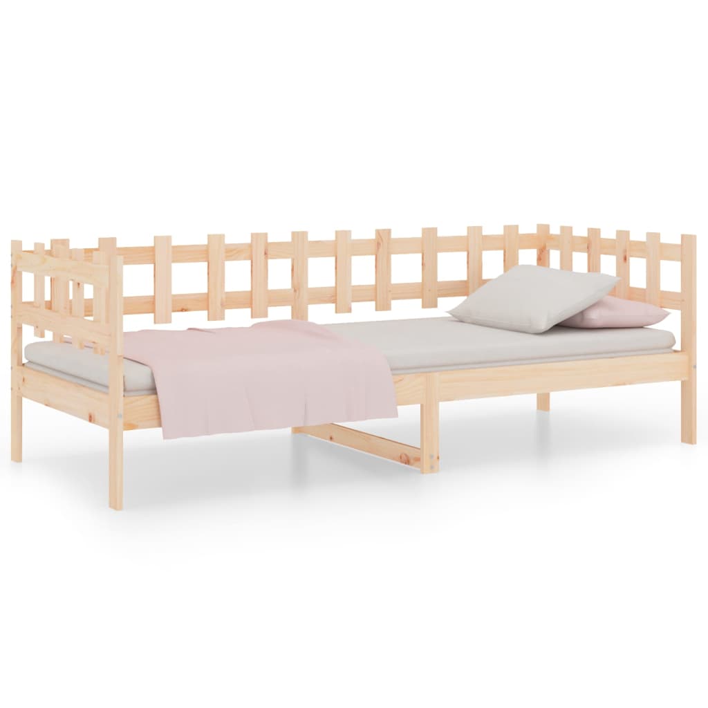 vidaXL Day Bed without Mattress 90x200 cm Solid Wood Pine