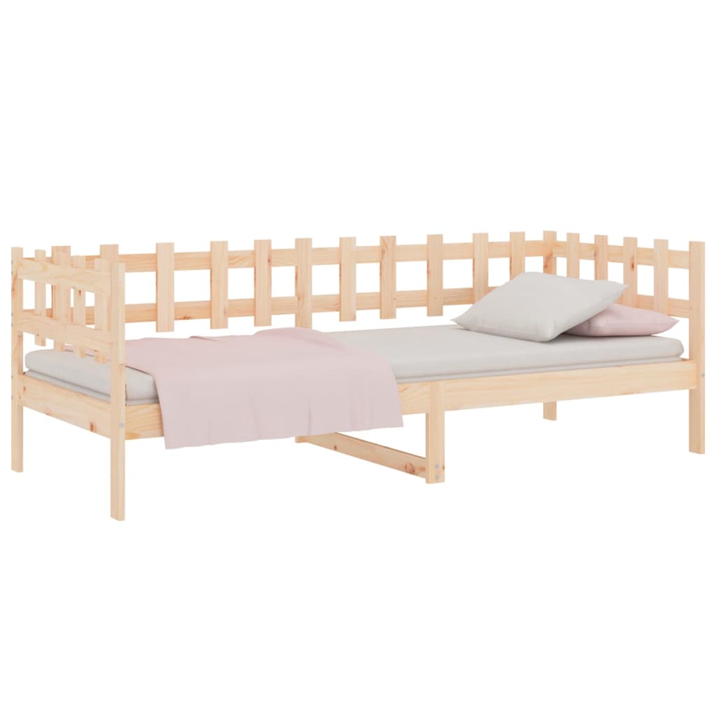 vidaXL Day Bed without Mattress 90x200 cm Solid Wood Pine