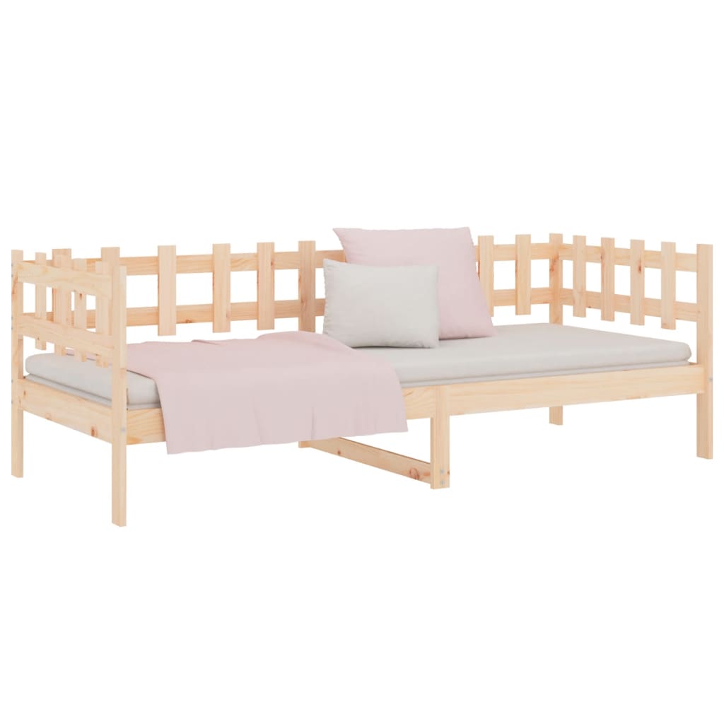 vidaXL Day Bed without Mattress 90x200 cm Solid Wood Pine