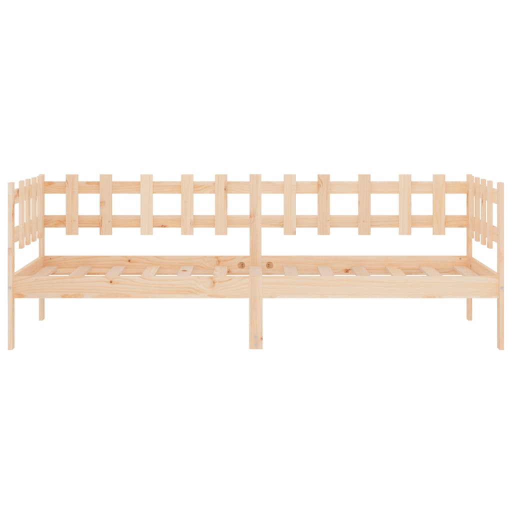 vidaXL Day Bed without Mattress 90x200 cm Solid Wood Pine