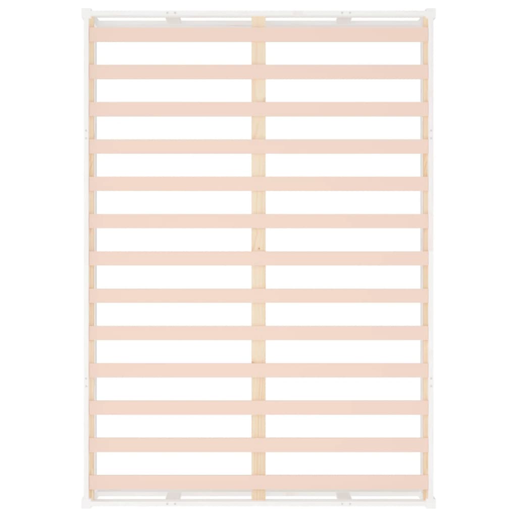 Bed Frame without Mattress White 180x200 cm Super King  Solid Wood